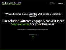 Tablet Screenshot of nexuspremium.com